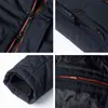 Зимние мужские куртки Высококачественные меховые воротники Куртки модная мужская одежда бренд одежда MWD20857D 211216