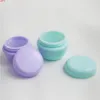 1000 X 5g 10g 20g 30g Travel Mini Plastic Cream Pot Jar 1oz Envase cosmético Clear White Blue Pink Green Purplegoods qty