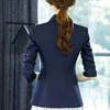 Blazer Women Spring Fashion Retro Plaid Long Sleeve Slim Jacket Office Ladies Formal Buiness Work Coat 210604