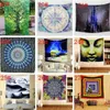 150*130 cm Polyester Bohemian Tapestry Mandala Beach Handdukar Hippie Throw Yoga Mat Handduk Indian Polyesters Wall Hanging Decor 44 Designs