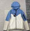 Europese Amerikaanse stijl Sport Hoods Hoodies Tech Casual capuchon Breaked jas dames full-length zipper Cardigan sweatshirts Supermes
