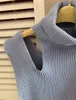 無料のシックなタートルネックニットセータートップ女性のファッション不規則な緩い肩のバットウィングスリーブ210524