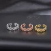 Flower Toe Rings Adjustable Metal Ring For Women Jewelry Accessories