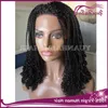 Curly Synthetic Braided Lace Front Wig Heat Resistant Kinky Twists Full Handwork Braids Wigs for Black Women Express Delivery Qnjhp
