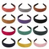 Acessórios De Cabelo Moda Mulheres Sólida Camurça De Couro Esponja Acompanhamento Headbands Simples Pêlos Simples Hairbands Non-Slip Head Hoops