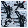 16 Speed Brake Variable Integrated Carbon Fiber Frame 700c Aluminum Alloy Damping Front Fork Double Disc Brake Bicycle