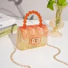 Kids Jelly Purses and Handbags Cute PVC Mini Crossbody Bags for Women Small Coin Wallet Baby Girl Clear Beach Tote Bag