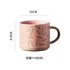 Muggar Creative Water Cup Par Ceramic Retro Style Japanese Stoare Mug Office Coffee Home Breakfast