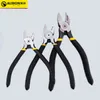 AUBON 5"/ 6"/ 7" European Type Cr-V Plastic Pliers Nippers Jewelry Electrical Wire Cable Cutters Cutting Side Snips 211110