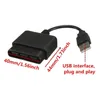 PS2プレイステーションのケーブルPS3 PC USBゲームコントローラーケーブルアダプターコンバーターのためのJoypadゲームパッド