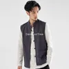 Etniska kläder 2022 kinesiska kläder för män manlig linne bomull lös väst traditionell outfit hanfu wu shu tank tops streetwear