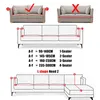 Elastic Sofa Cover Printed L Shape Corner With Armrest 1 2 3 4 Seater for Living Room Chaise Longue Sectional Couch 211102