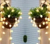 Строки DIY Год декаро -светодиодные сосновые конусные струны батарея небольшие гирлянды Фонари для рождественских домашних свадебных вечеринок.