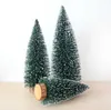 Mini PVC Artificial plants 10cm high Christmas Trees without light Desktop furnishing articles