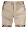 INS Kids Shorts garçon vêtements pantalons moyens conception de couleur unie garçons été 100% coton Cargo Pant