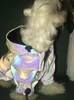 Vestiti per cani riflettenti Felpa con cappuccio per cani da compagnia lampeggiante per giacca a vento invernale per animali domestici Pet Pug Bulldog francese Abiti