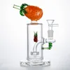 ユニークなBong Pineapple Shape Glass Bongs 14mm女性共同HookahsシャワーヘッドPerc Oil Dab Rigs 5mm厚の水パイプDHL20092