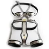 3pcs/set Female Belt Stainless Steel Bra Thigh Ring Metal Device Sex Erotic Toy For Women Slave Bondage Fetish 04243478686