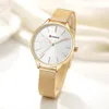 Curren relógios Luxo relógio de pulso Relogio feminino relógio para mulheres Milanese Senhora Senhora Rose Gold Quartz Ladies Watch