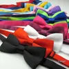 Men's Women's Bowtie Bow Tie Solid Colors Plain Silk Polyester Pre Tied Ties for Party Wedding Fashion Accessories Wholesale