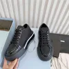 Designer Sneakers Casual Chaussures Top Qualité Femmes Hommes Noir Toile En Cuir À Lacets Plate-Forme Surdimensionné Marque Formateur Baskets Avec Boîte