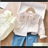 Sets Clothing Baby Kids Maternity Drop Delivery 2021 Childrens Spring Beautiful Clothes Polka Dot Tops Baby Girls A Year Anniversary Present