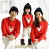 Christmas Clothes Family Matching 100%Cotton T-shirt Mother Father Baby Outfits CE120 211229