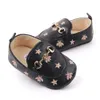 Baby Girl Infant Cute Fashion Pentagram Pattern Shoes Peas Baby PU Leather Kids Shoes Soft Bottom Toddler Shoes