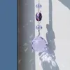 Dekoratif Nesneler Figürinler 1pc/6pcs Asılı kristaller PRISM SUNCATCHER Windows Dekorasyonu Ab-Color Avize Parçaları Diy Ev Düğünü