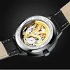 Guanqin Mäns Rostfritt Stål Luxury Sports Skelett Automatisk Mekanisk Orient Watch Mäns Relogio Masculino Q0902