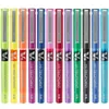 Pilot Pens Hi-Tecpoint 0,5 mm Gel Pens V5 Disposable Pen BX-V5 Japan 12 Kolory 210330