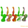 Straight hookahs gourd water pipe silicone cigarette electronic pipes accessories