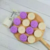 Plastic Mooncake Mold 75G 3D Bloemstempel Cookie Cutter Cakevorm Bakken Tool XX9B 211110