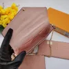 10A Klassieke Pochette Felicie Handtas Luxe designer tas Lederen portemonnee van hoge kwaliteit Vrouwelijke schoudertassen Clutch Tote Messenger Portemonnee met doos