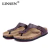 TOP QUALITY New 2019 Summer Shoes Lovers Orthotic Slippers Cork Gizeh Thong Sandal Good Quality Slip-on Casual Classics Flip Flop