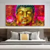 Buddha colorato dipinto su tela immagini astratte Wall Art per la decorazione del soggiorno poster e stampe NO FRAME
