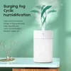 Mini Air Humidifier Diffuser Quiet Aroma Mist Maker Desk Night Light USB Humidifiers for Home Office Bedroom 360mL