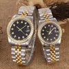 Casal relógios de pulso feminino relógios masculinos automático mecânico 40mm 28mm moda aço inoxidável negócio para homens senhoras relógio de pulso montre de luxo
