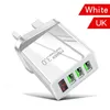 LED Display 3.1A 3USB PORTS EU US UK AC Home Travel Wall Charger Power Adapers för iPhone 12 13 14 15 HTC LG S1