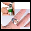 Openers Kitchen Tools Kitchen, Dining Home & Garden Drop Delivery 2021 Portable Colorful Stainless Steel Beer Bar Tool Finger Ring Bottle Ope