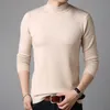 Liseaven Men Cashmere Sweaters Volledige mouw Pull Homme Solid Color Pullover Sweater Men's Tops 210909