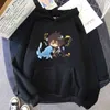 Genshin Hife Одежда для одежды Женщины Zhong Li Print Kawaii Hoodie Цвета 12 негабаритных Толстовка Аниме Эстетика Harajuku Wram 210805