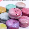 Multicolor Tinplate Jar Lege Tin Can Metal Deksel Handgemaakte Geurende kaarsen Kaarsen maken Accessoires Mini Jewelry Candy Storage Box Container Home Decor 12 -stcs/Lot HY0241