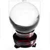 Arts And Crafts schip uit de VS 200 mm zeldzame heldere Aziatische kwarts feng shui bal Crystal Ball Sphere Fashion Home Decor Good Luck 210728269B