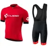 Racing set 2021 Cube Summer Cykling Jersey Andas MTB Cykel Kläder Mountain Män Bike Wear kläder