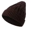 100% akryl mjuk stretch diamant plaid vinter hatt män kvinnor stickade mössa skull keps ljusgrå beige brun röd svart khaki beanie / skalle ca