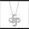 Pendentif Colliers Pendentifs Drop Delivery 2021 Couleur Zircon Simple Coeur Collier Éternité Personnalité Chanceux Cristal De S Mode Jewelr