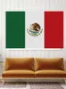 Drapeaux du Mexique Bannière nationale en polyester volant 90 x 150 cm Drapeau de 3 * 5 pieds partout dans le monde dans le monde extérieur peut être personnalisé