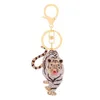 Porte-clés 2022 Année du Tigre Zodiac Pendentif Charme Porte-clés Porte-clés Année Cadeau Artisanat À La Main Suspendu 2501