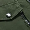 Mens Jacket Fashion Army Military Man Coats Bomber Stand Male Casual Streetwear Chamarras Para Hombre 211126